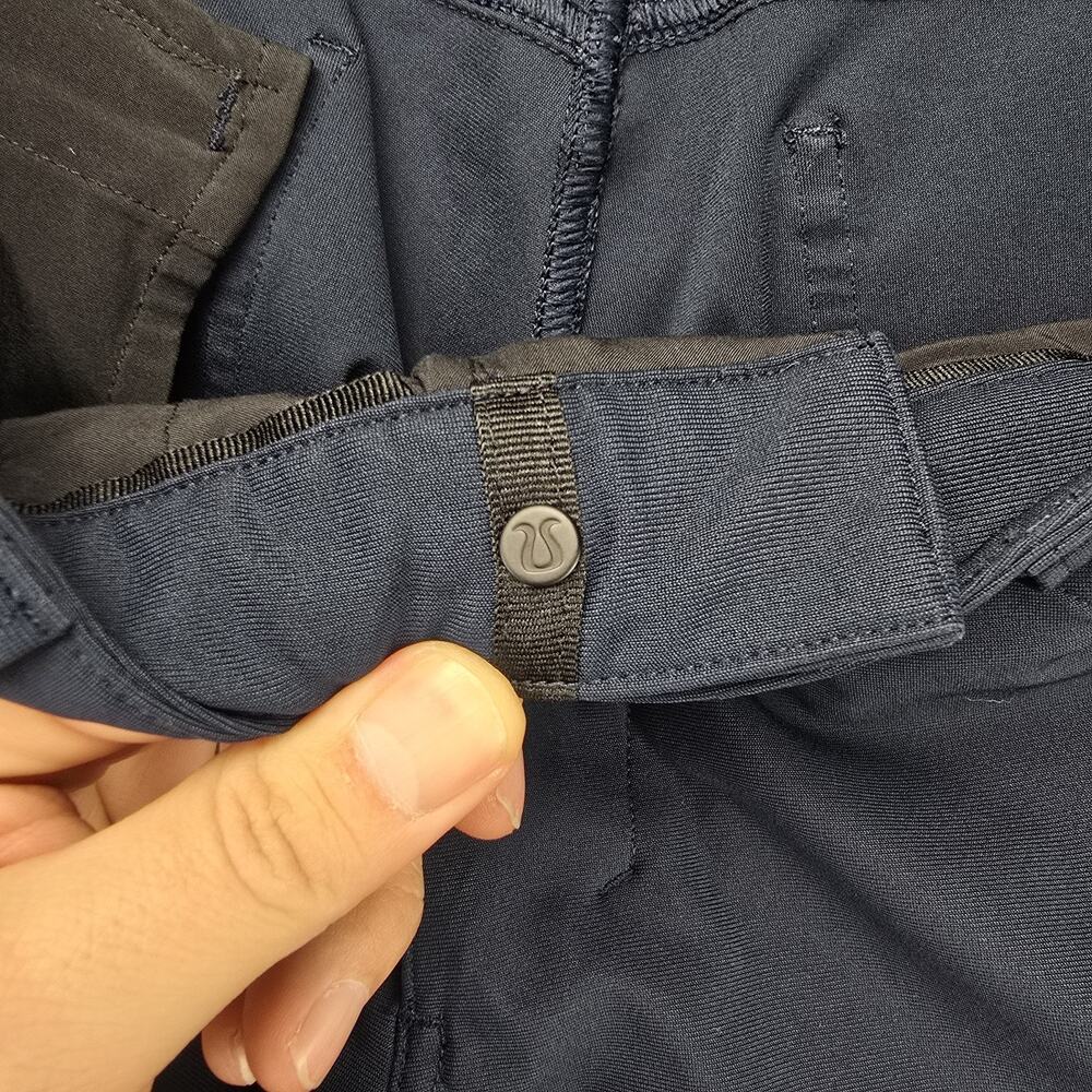 Lululemon Mens ABC Slim Fit Pants 31 (Fits 32x32) Blue Warpstreme LM5593S FLAWS - Picture 6 of 15